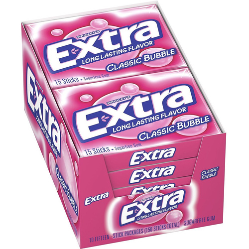EXTRA LONG LASTING CLASSIC BUBBLE 15 COUNT