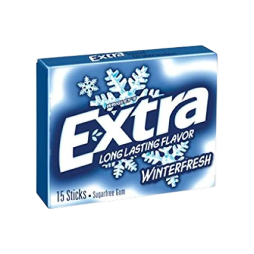 EXTRA LONG LASTING WINTERFRESH BUBBLE GUM 15 COUNT