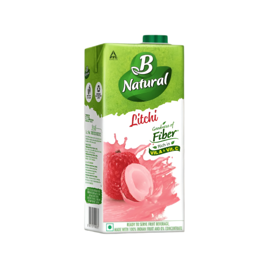 B Natural Lychee 1 LTR