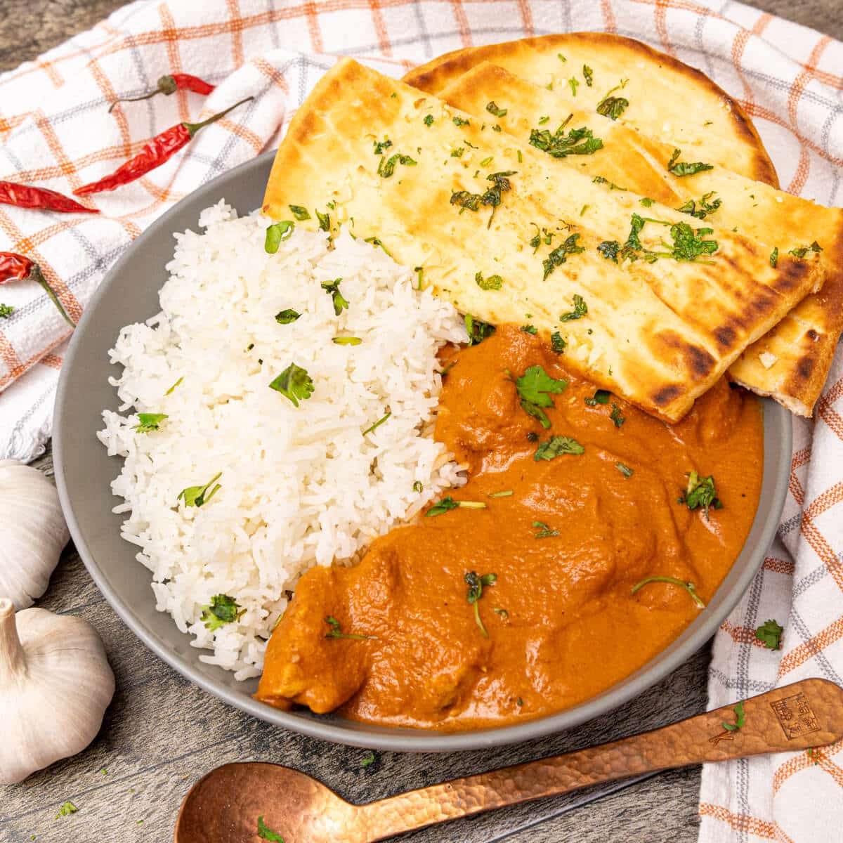 Butter Chicken Rice/Naan  1 PACK