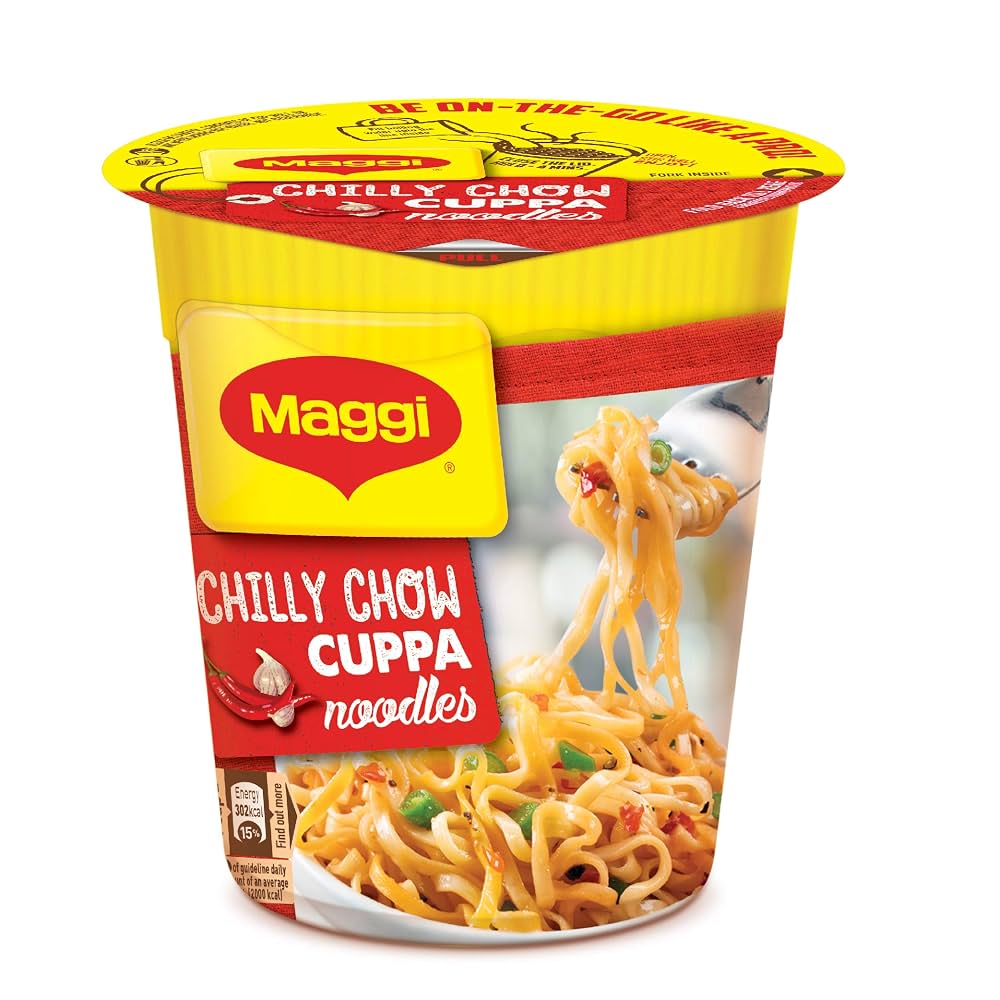 Maggi Chilli Chow Cuppa Noodles 70 GM