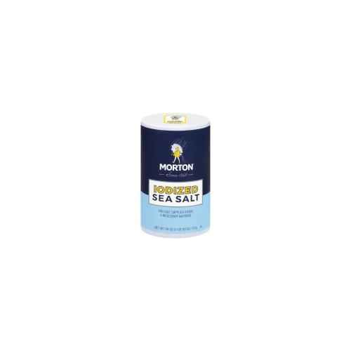 MORTON SEA SALT IODIZED 26 OZ