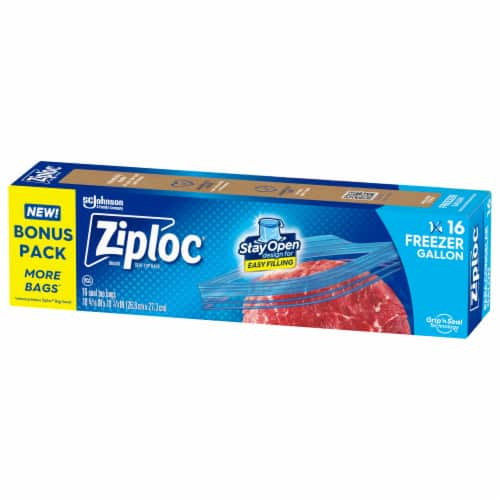 ZIPLOC FREEZER GAL 16 COUNT