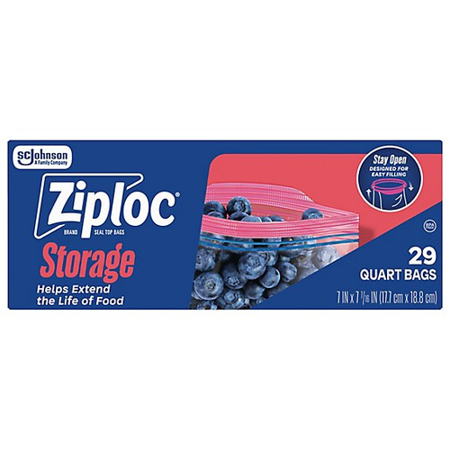 ZIPLOC STORAGE QT 29 COUNT