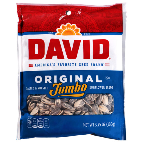 DAVID SUNFLOWER SEED JUMBO 5.25 OZ