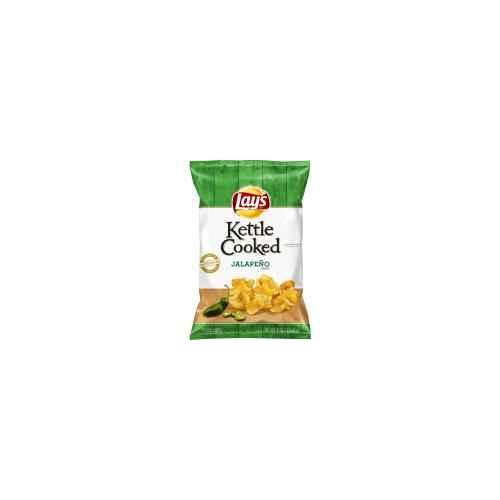 LAYS KETTLE COOKED JALAPENO FLAVOR CHIPS 8 OZ