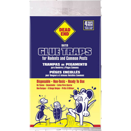 DEAD END GLUE TRAPS 4PK 4 COUNT