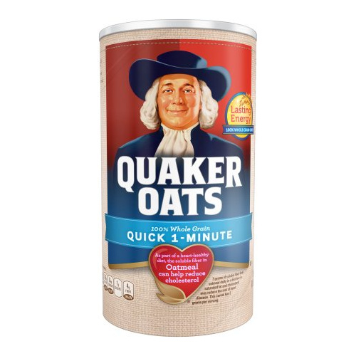 QUAKER WHOLE GRAIN QUICK OATS 1.13 Lbs