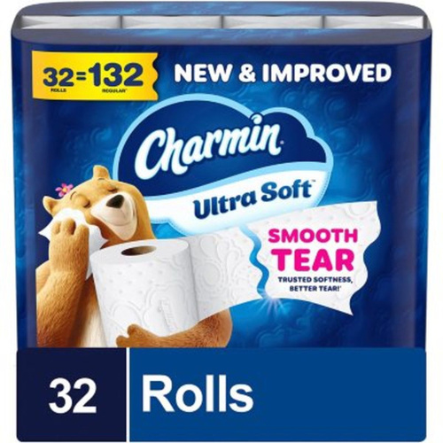 CHARMIN ULTRA SOFT 2PLY TOILET PAPER 12 COUNT