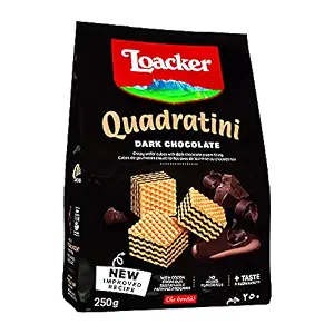 Loacker Quadtini Dark Choc 250 GM