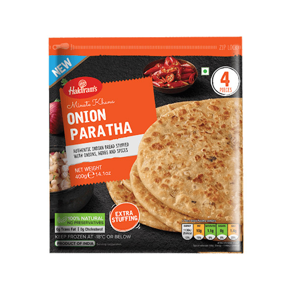 HALDIRAM ONION PARATHA 400 GM
