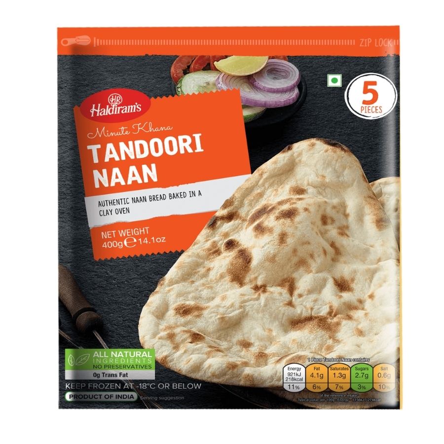 HALDIRAM TANDOORI NAAN 400 GM