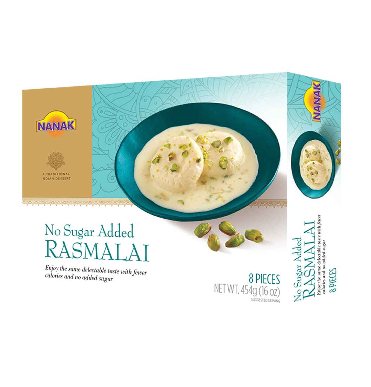 Nanak No Add Sugar Rasmalai 16 OZ