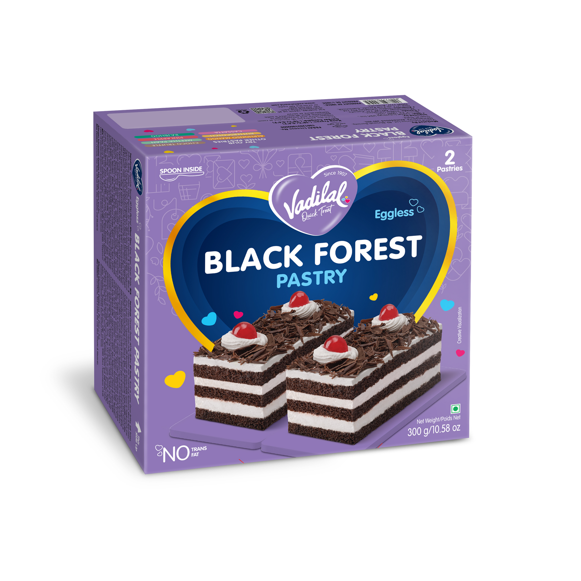 Black Forest Pastry 2 PCS