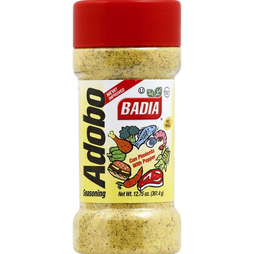 BADIA ADOBO WITH PEP 12.75 OZ