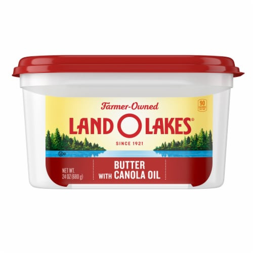 LAND O LAKES BUTTER W/CANOLA 24 OZ