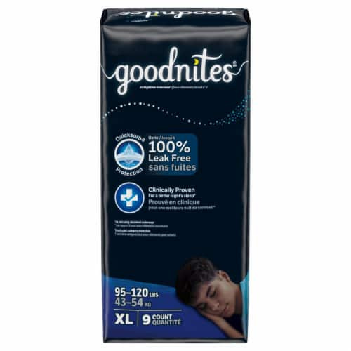 GOODNITES BOY XL 9 COUNT