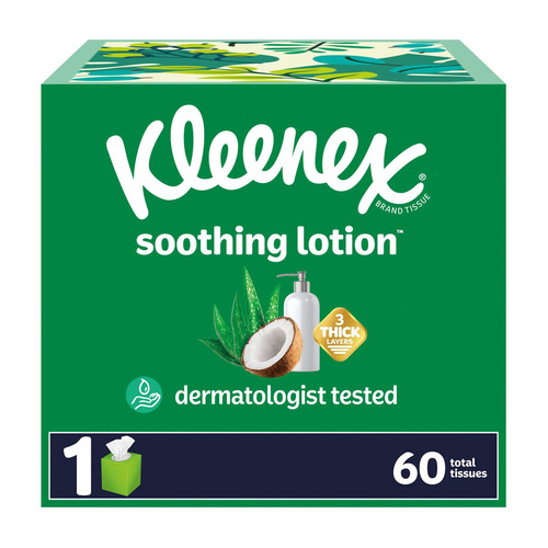KLEENEX SOOTHING LOT 60 COUNT