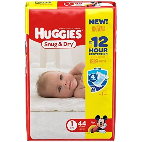 HUGGIES SNUG & DRY # 44 COUNT