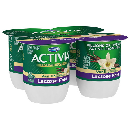DANNON ACTIVIA LOW FAT VANILLA 16 OZ