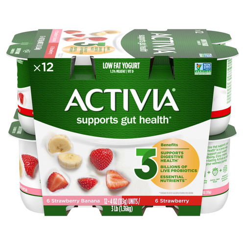 DANNON ACTIVIA STR/BANA 3 LBS