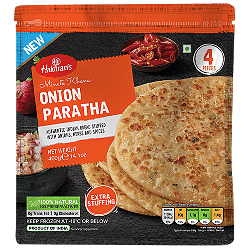 Onion Paratha 4 PCS