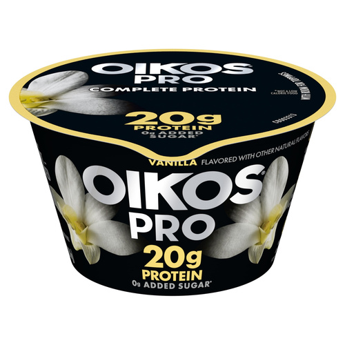 OIKOS PRO VANILLA YOGURT 5.3 OZ