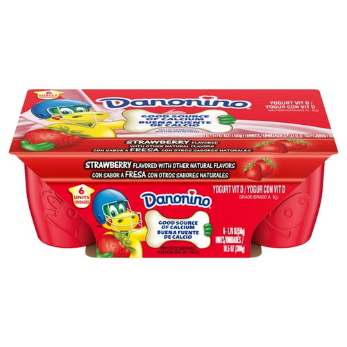 DAN O NINO STRAWBERRY   6PK 1.76 OZ