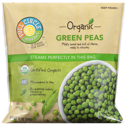 FC ORGANIC PEAS 12 OZ