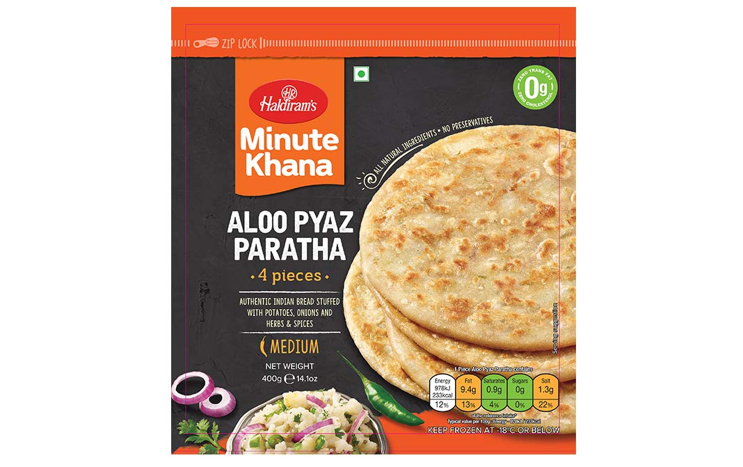 Aloo Pyaz Paratha 4 PCS