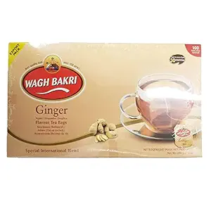 WAGH BAKRI GINGER TEA BAGS 200 GM