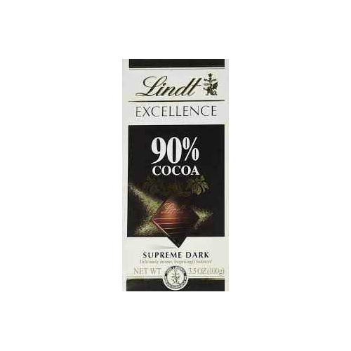 LINDT SUPREME DARK 90% COCOA 0.19 Lbs