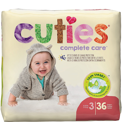 CUTIES DIAPERS JUMBO 36 COUNT