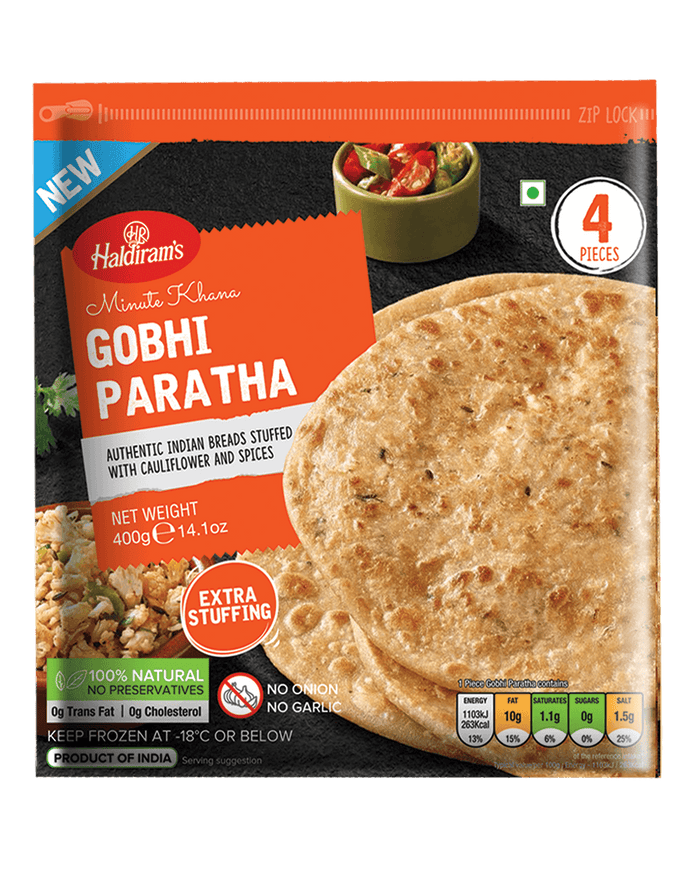 Gobhi Paratha 4 PCS