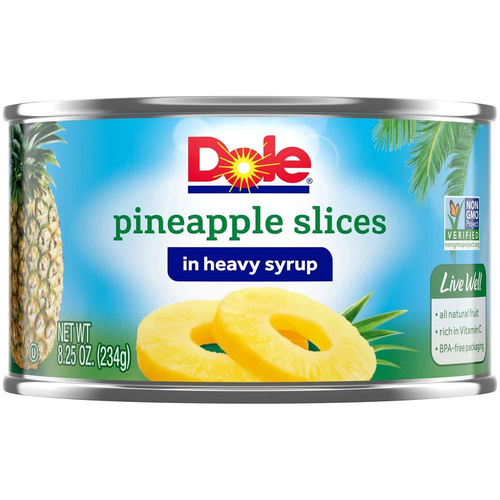 DOLE SL PINE/SYRUP 8 OZ