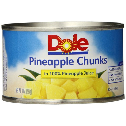 DOLE CHUNK PINE/JC 8 OZ