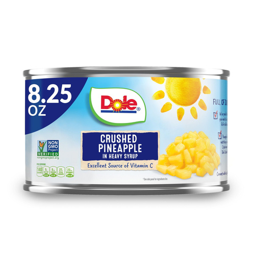 DOLE CRUSH PINE/SYRU 8.25 OZ