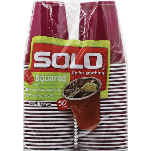 SOLO SQ CUP 18Z VALU 50 COUNT