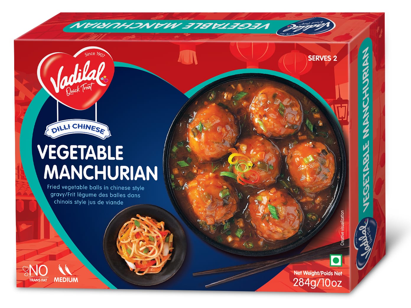 VADILAL VEGITABLE MANCHURIAN 284 GM