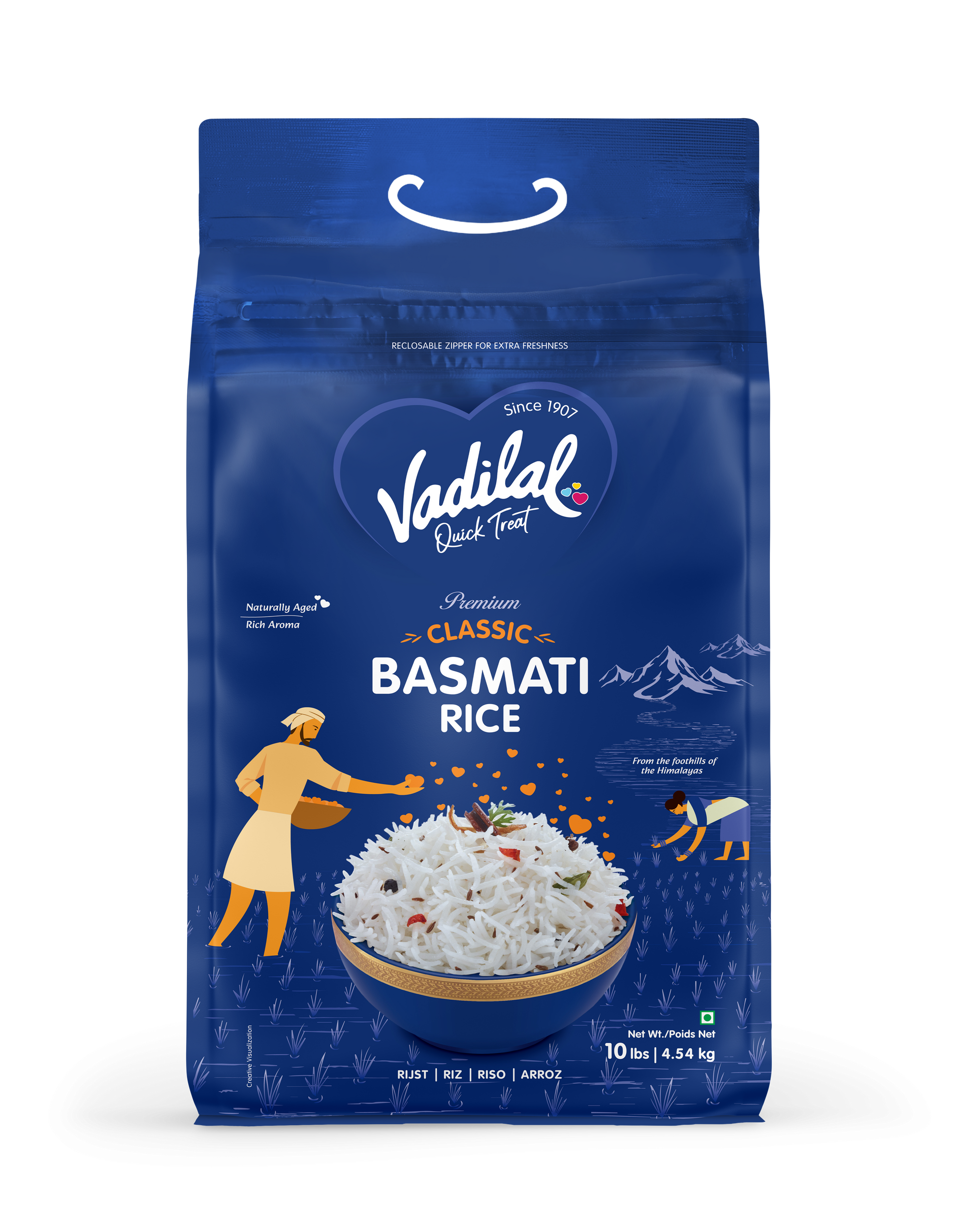 VADILAL CLASSIC BASMATI RICE 10 LBS