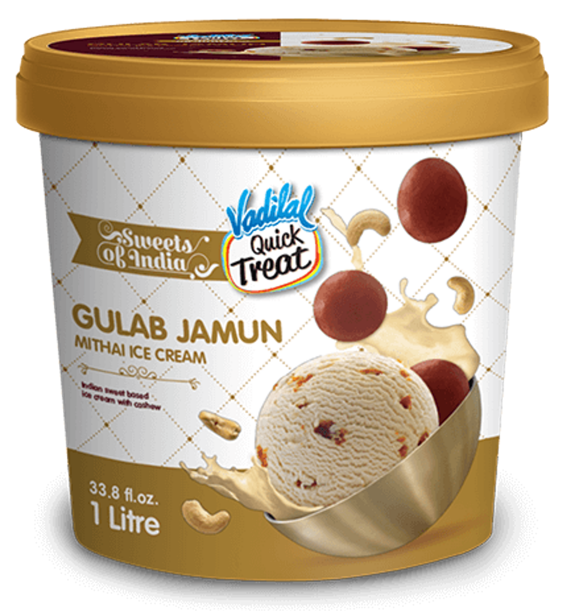 VADILAL GULAB JAMUN ICECREAM 1 LTR