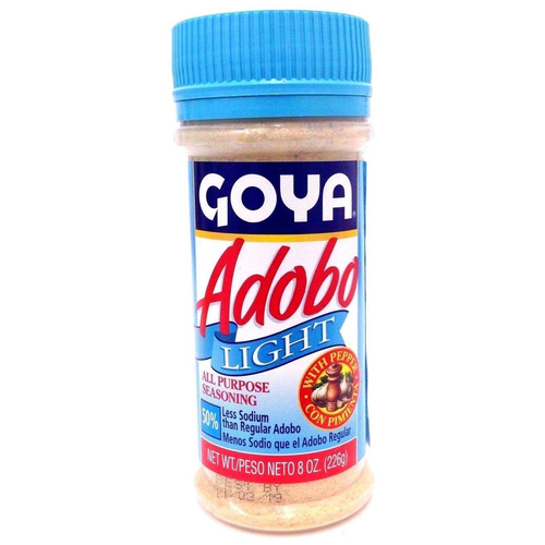 GOYA ADOBO LIGHT PEPPER  8Z 8 OZ
