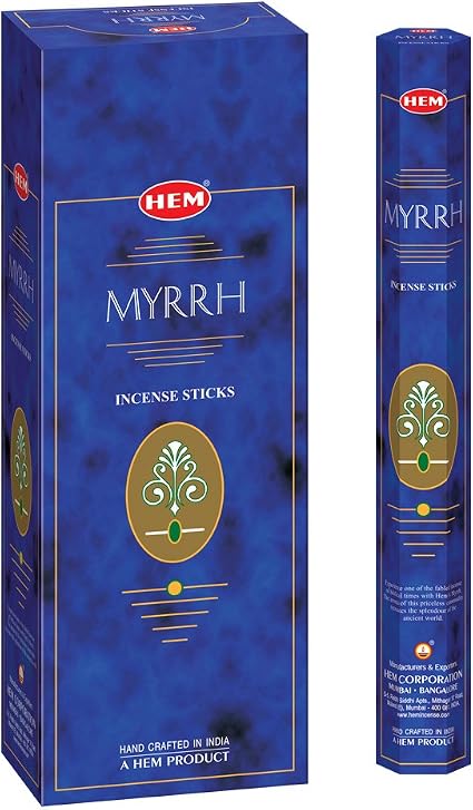 HEM MYRRH INCENSE STICK 20 COUNT