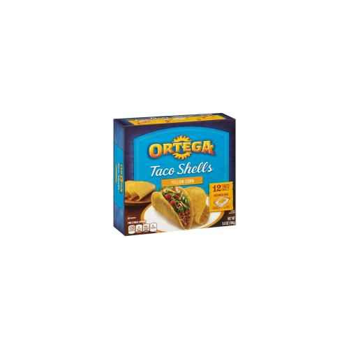 ORTEGA YELLOW CORN TACO SHELLS 12 COUNT