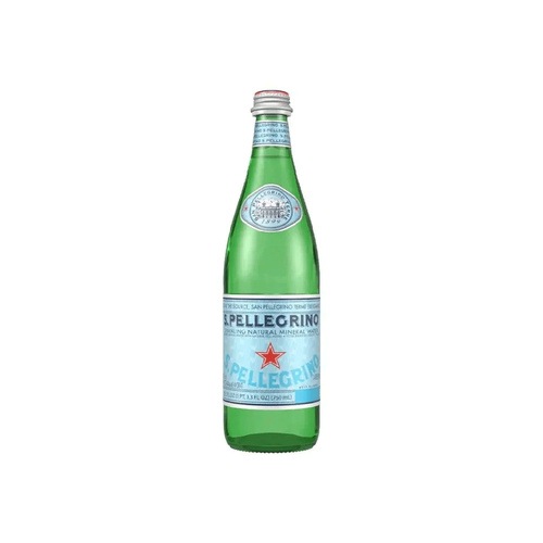 San Pellegrino Carbonated Natural Mineral Water 750 ML