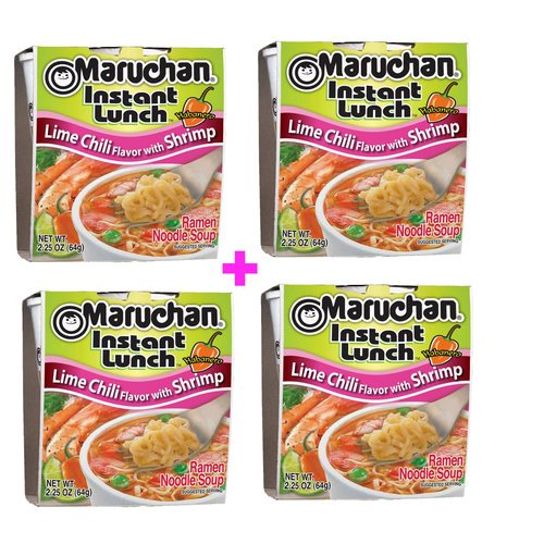 MARUCHAN CUP LIME CHILLI SHRIMP 2.2 OZ