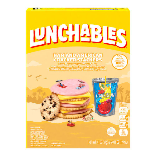 LUNCHABLES HAM AMER 3 OZ
