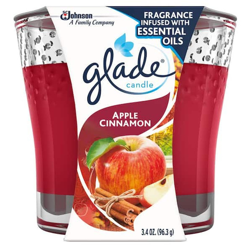 GLADE CANDLE APPLE/C 3.4 OZ