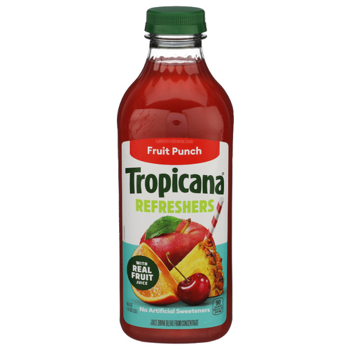 TROPICANA REFRESHERS FRUIT PUNCH 46 OZ