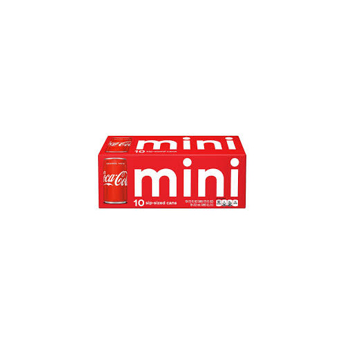 COKE MINI CANS 10 Pack